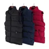 6XL Plus Rozmiar Kurtka Bez Rękawów Kamizelka Mężczyźni 2018 Nowe Solidne Kobiety Puffer Kamizelka Bawełna Wyściełana Płaszcz Zimowy Casual Męska Kamizelka Zipper