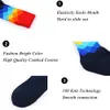 SANZETTI 12 Pairs/lot Funny Casual Chaussette Homme Crew Diamond Argyle Colorful Men's Dress Socks Combed Cotton Happy Socks