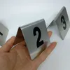 Table Numbers Cards Number 1100 Stainless Steel Table Sign Card for Small Restaurant el Cafe Bar Tools7148377