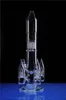 17 Inches Rocket Handmade Hookah Dab Oil Rig Water Pipe 18mm Joint Big Glass Bongs