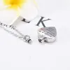 Stainless Steel New Arrival Memorial Ash Keepsake Urn Necklace For Dad Funeral Urn Casket Cremation Urn Necklaces Jewelry246w