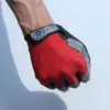 Utomhus sport halvfinger gel handskar för män kvinnors gym fitness tyngdlyftande kroppsbyggnad träning träning träning