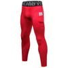 Bolso de compressão dos homens calças esportivas rápidas calças secas calças correndo leggings yoga macho ginásio fitness roupas treinamento esporte calças