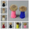 Qualidade Designer Childrens 100% Real Bola De Pêlo De Inverno Chapéus Quentes 15 CM Pom Crianças Costela de Malha Acrílico Slouch Gorros Extravagantes Esportes Do Bebê Cap Neve Presente