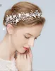 Beautiful bride headwear, European and American silver imitation pearl wedding with beautiful accessories.