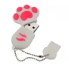 Bulk 10pcs 64 MB Cartoon Cat Claw USB 20 Napędy lampy błyskowej Niedźwiedź napędowe pióra pazurowe do przechowywania na laptopie na PC Tablet USB Stick COL4474149