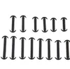 14 قطعة / الوحدة لا التعادل الأسود مطاطا أربطة الحذاء سيليكون الحذاء للجنسين مطاطا الرياضة جميع الجري رياضة صالح الشريط للأطفال