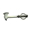 Anello a catena con pendente per strumento per intaglio di cera in titanio, forma di coltello, spada, ascia, chiodo in titanio1128911