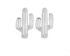 Nieuwe Mode Holle Cactus Sieraden Sets Goud En Zilver Cactus Hanger Armband Oorbellen Ketting Sets Vrouwen Mooie Sieraden