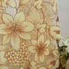 Cortina de janela de porta de tule floral fashion pura cortinas decorativas para casa cortina de decoração para sala de estar