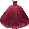 2017 Elegante Sexy Bateau Encaje Vestido de Bola Vestido de Quinceañera con Apliques de Encaje Más Tamaño Dulce 16 Vestido Vestido de Debutante Vestidos BQ102