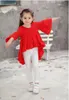 Girl 2018 fashionabla nya barns babykläder baby bomullsklänning flicka's semesterklänning kjol 2501