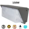 Bästa ul dlc godkänna utomhus LED vägg pack ljus 100w 120W industriell väggmontering LED belysning dagsljus 5000K AC90-277V med medelbrunnsförare