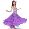 Performance Dancewear 2018 Belly Dance Clothing Oriental Dance 2 stks Beaded Outfit BR-riem Vrouwen Belly Dance Costume Set