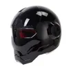 HEROBIKER Casco Motocross Moto Biker Casque Casco Moto Equitazione Cruiser Vintage Retro es Casco Moto Integrale