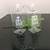 Rury dymowe Hookah Bong Glass Rig Oil Water Bongs Square Glass Żaglówka Hookah