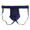 4 Färg 100% Ren Silk Satin Mäns Jockstrap Underkläder påse Storlek S / M och L / XL