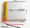 Model 805060 3.7V 3000mAh Lithium Polymer LiPo Rechargeable Battery For PAD mobile phone GPS power bank Camera E-books Recoder TV box
