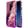 DIREKSAND VLOEISTE TELEFOONSCHAPPEN VOOR SAMSUNG GALAXY OPMERKING 10PLUS S20 Ultra S9 S8 Luxe Glitter Drijvende Flowing Sparkle Glanzende Bling Cover