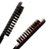 Double Sided Hair Straightening Comb Bristle Hair Brush Clamp V Shape Hair Straighter Comb Styling Tools294u