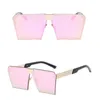 Square Reflective Sunglasses Female Retro Big Frame Mercury Hyun Sun Glasses Men Drivers Driving Goggles