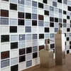 3D-Wandaufkleber, selbstklebende Mosaikfliesen, Raumdekoration, Dekoration, PVC, Küche, Badezimmer, Aufkleber, Fliesenaufkleber