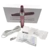 5 Speed Electric Stamp Derma Pen Screw Port Micro Needles Derma Pen Mesotherapy Device Skin Care J1756