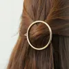 1 Pc Femmes Filles En Alliage De Métal Cercle Hairgrip Barrette Forme de Cheveux Clip Géométrique Creux Cerceau Bobby Pin Titulaire De Queue De Clam