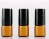 Mini 2ml Amber Roll On Glass Perfume Bottles With Metal Roller Ball Empty Liquid Essential Oil Bottle Free Shipping LX3942