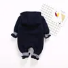 Newborn Infant Baby Girls Boys Cartoon Romper Jumpsuit Outfits Fashion Baby Costume Winter Wool Thicken