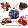 Дети хранения Bean Bags 16 «» 18 «» 24 «» Плюшевые игрушки бинбэг Спальня чучело номер Маты портативный сумка для хранения одежды