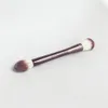 Makeup Brushes Hg Ambient Lighting Edit Brush Brush à double extrémité de perfection Powder Luster Blush Bronzer Cosmetics Tools Q240507