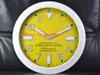 Отличные модные настенные часы Navitimer A1733010/B906 украшение дома кварцевые электронные настенные часы из нержавеющей стали с желтым циферблатом
