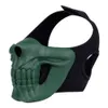 Halloween skull mask outdoor field masks airsoft paintball tractical hood Glory knight mask CS tactical protective equipment2469