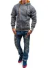 Mens dragkedja designer hoodies höst vårkläder mode atletisk sport sweatshirts