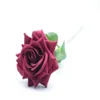 Roses en velours de haute qualité, fausses fleurs en soie, Bouquet artificiel pour décoration de mariage à domicile