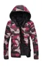 Män Hooded Collar Down Jackor Camouflage Reversible Coat Online Billiga Varm Jacka Zipper Hoodies Gratis frakt