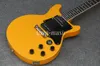 Arvinmusic Shop Billie Signature Sarı Gitarjunior Çift Kesilmiş Sarı Elektrik Gitar Gerçek POS6993188