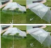 Clear Cute Bubble Deep Dome Umbrella Gossip Girl Wind Resistance transparent Mushroom Umbrella Wedding Decoration