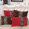 Latest Luxury Patchwork Velvet Cushion Cover Sofa Chair Lumbar Pillow Home Office Decorative Back Cushions Case High End Pillow Covers