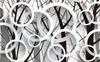 Tapety Branch Sylwetka 3D Pierścień Modna Moda Tła ścienne Tapeta dla ścian 3 D do salonu