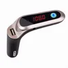 Hands Free Wireless Bluetooth Car FM Transmitter S7 AUX Modulator Car Kit MP3 Player SD USB Charger 60PCS/LOT