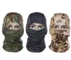 Groothandel-5 Kleur Tight Camo Balaclava Tactical Airsoft Jacht Outdoor Paintball Motorfiets Ski Fietsen Bescherming Volledig gezichtsmasker