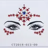 Corps Visage Art Flash Front Gems Autocollants De Tatouage Femmes Bal Utilisation Facile DIY Adhésif Oeil Cristal Temporaire Décor Bijou Pâte 10cpss6029296