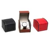 Single Siatki Case Organizer Gift Slot PU Leather Watch Display Box Wrist Watch Storage Box Case