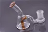 14mm kadın Ortak Aşağı Yalan Cam Bong sarı Baş Cam Su Boruları cam kül catcher Dab Petrol Rig Ile 14mm Kase