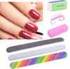 6 Adet / takım Profesyonel Tırnak Dosya Tampon Seti Nail Art Tampon Dosya Pedikür Manikür Tırnak Araçları Salon hediye Için Zımpara Tampon Dosyaları