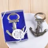 Anker bierflesopener bruiloft gunsten geschenken vintage antieke stijl nautische schepen bootstijlen vliegtuig baby poppin douchedoop fleur de lis