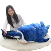 Animale gigante squalo balena peluche grandi animali marini farciti squalo che abbraccia cuscino balena giocattoli per bambini regalo 100 cm 120 cm 150 cm DY50444