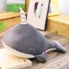 narwhal Animals Doll Whale Plush Toy Pute Girl Sleeping Pillows Big Soft Dolphin Dolls Korean Cute Dolls 31inch 80cm DY503127234897